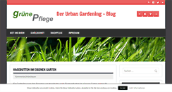 Desktop Screenshot of gruene-pflege.de